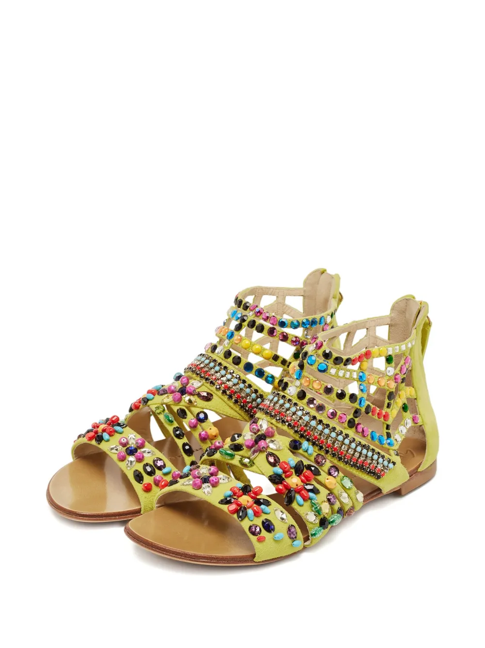 Giuseppe Zanotti Vintage Pre-owned Gladiator sandalen - Geel