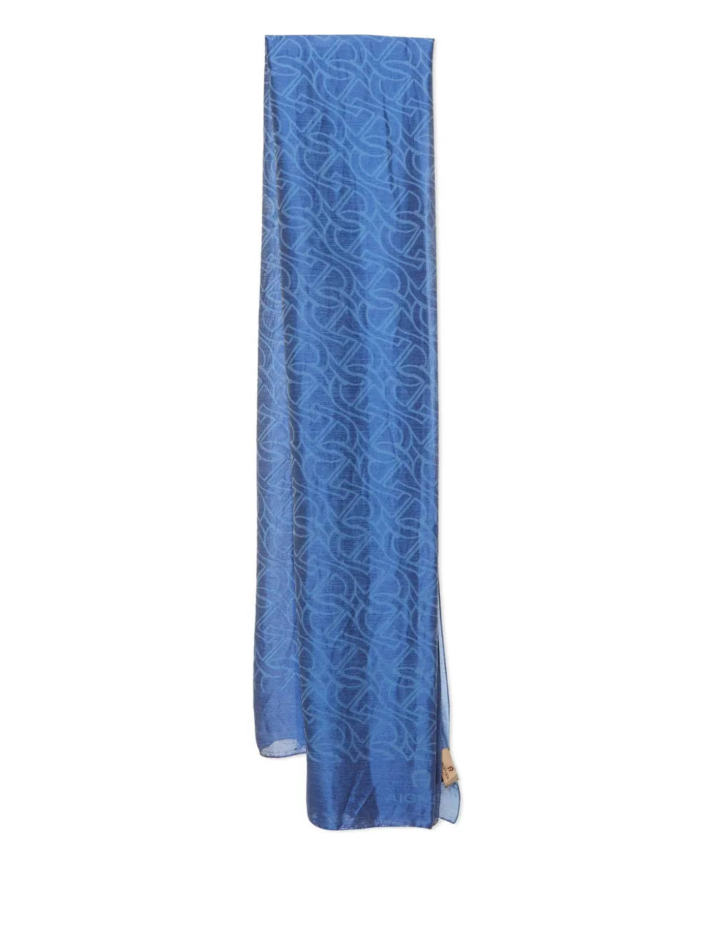 Pre-owned Aigner Vintage  Monogram-pattern Scarf