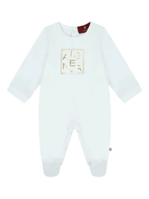 Aigner Kids بدلة أطفال بطبعة شعار الماركة