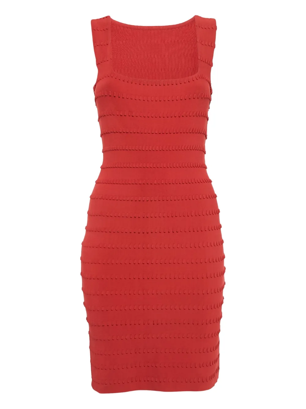 Alaïa Pre-Owned textured sleeveless dress | Red | Image 1