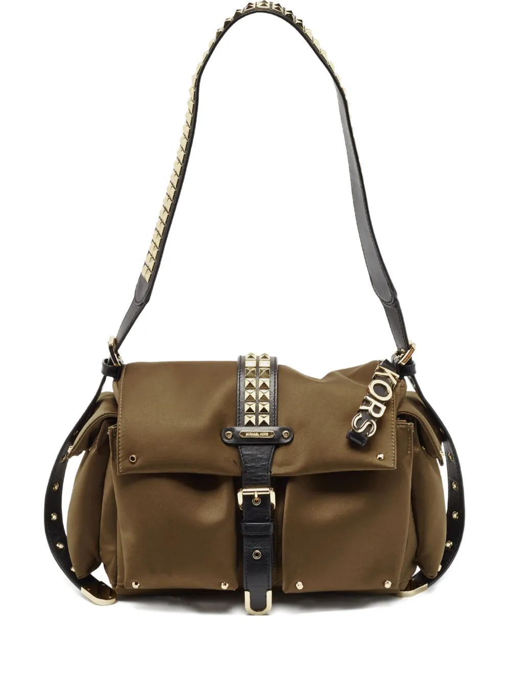 Michael Kors Vintage studded shoulder bag | Green | Image 1