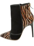 Alexandre Birman pre-owned 110mm zebra-print ankle boots - Black