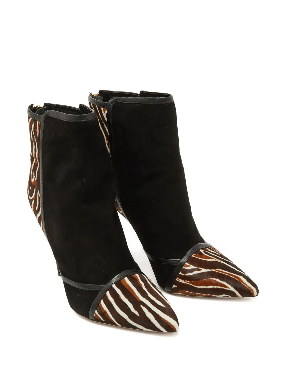Alexandre Birman pre-owned 110mm zebra-print ankle boots | Image 2
