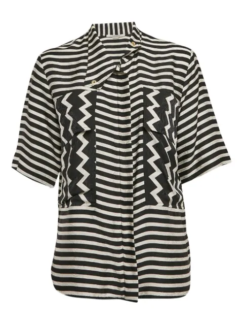 Stella McCartney Pre-Owned striped silk shirt