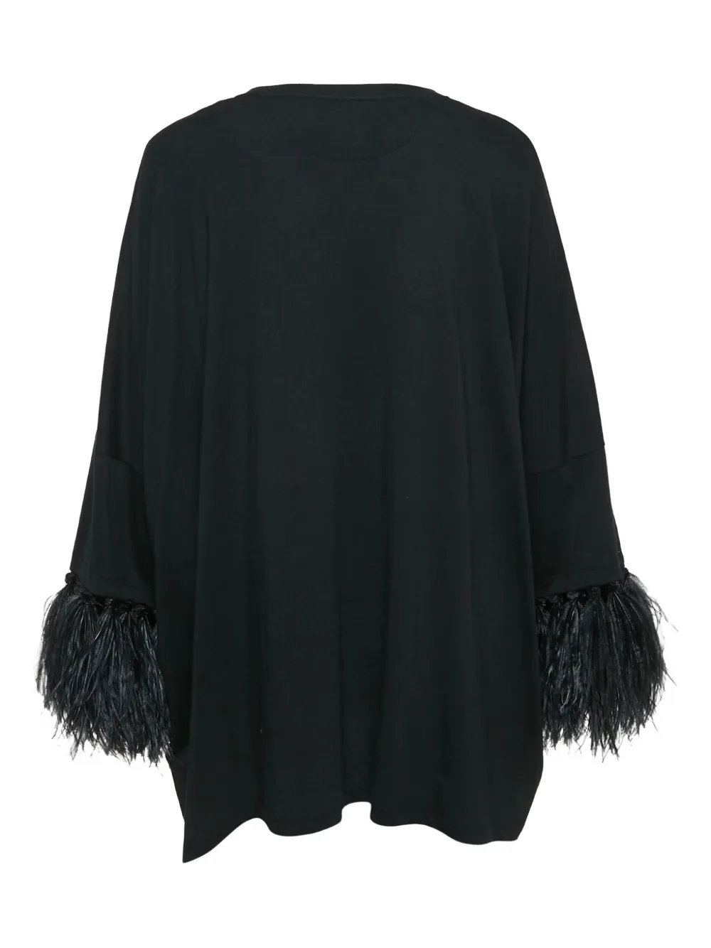 Valentino Garavani Pre-Owned feather-detail cotton top | Image 2