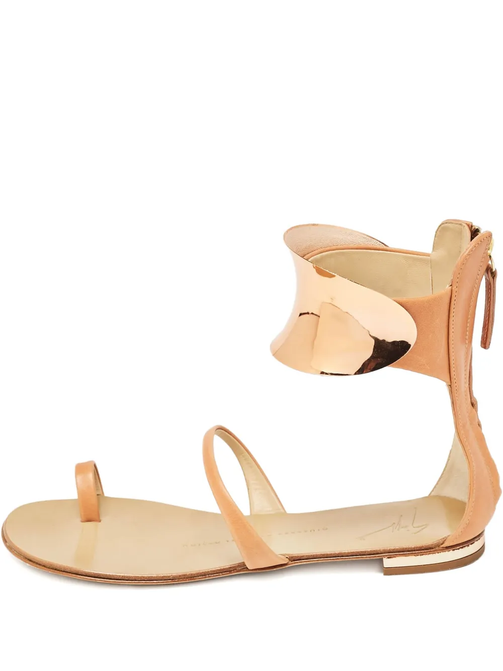 Giuseppe Zanotti Vintage pre-owned metal leather sandals | Neutrals | Image 1
