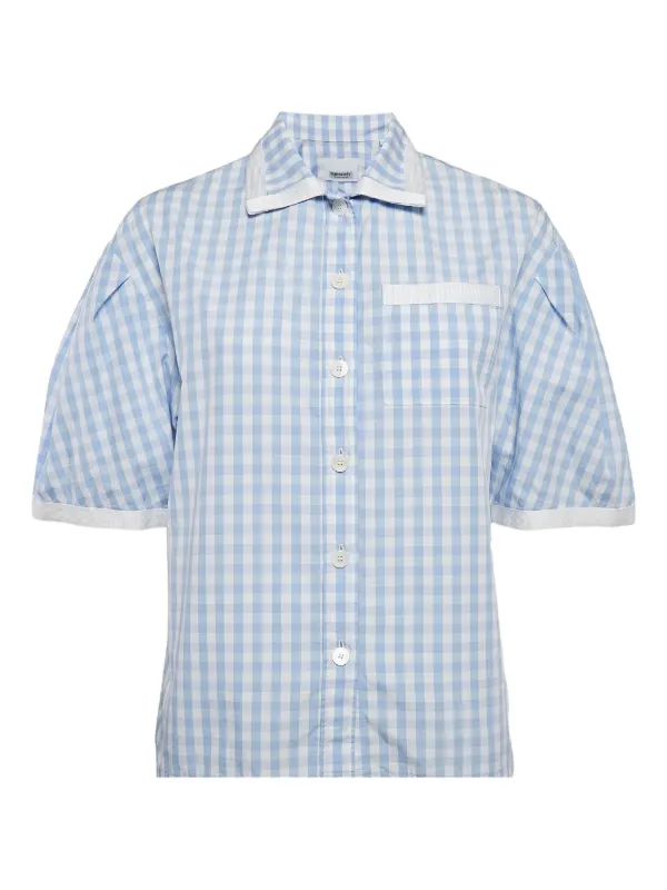 Burberry Pre-Owned check-print Shirt Blue FARFETCH MY