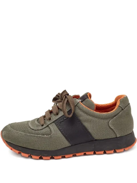 Prada Pre-Owned two-tone sneakers