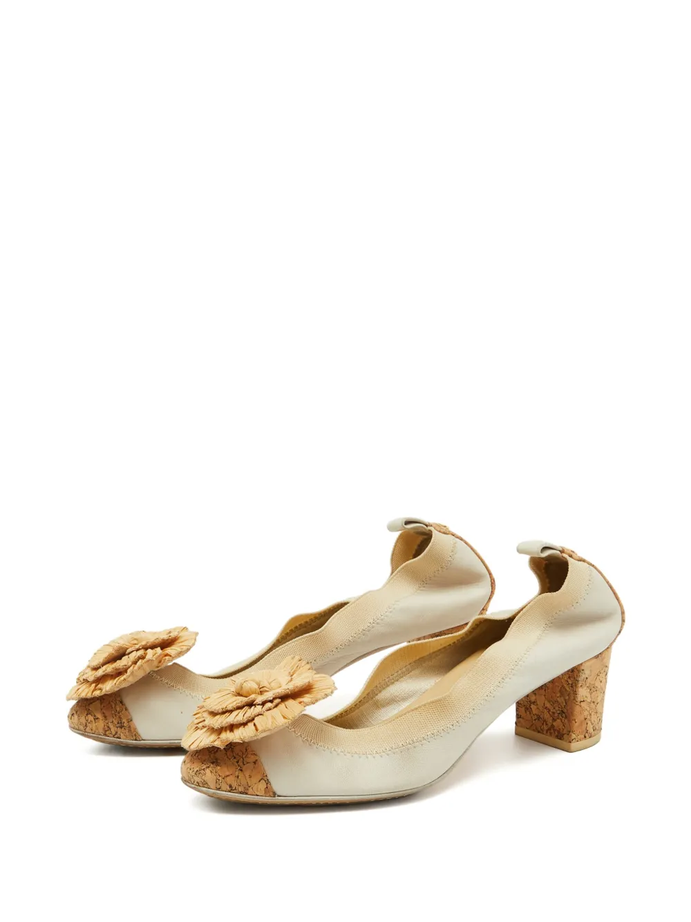 CHANEL Pre-Owned 50mm leather pumps | Image 2