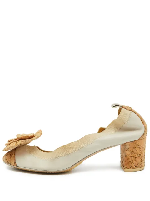 CHANEL Pre-Owned 50mm leather pumps