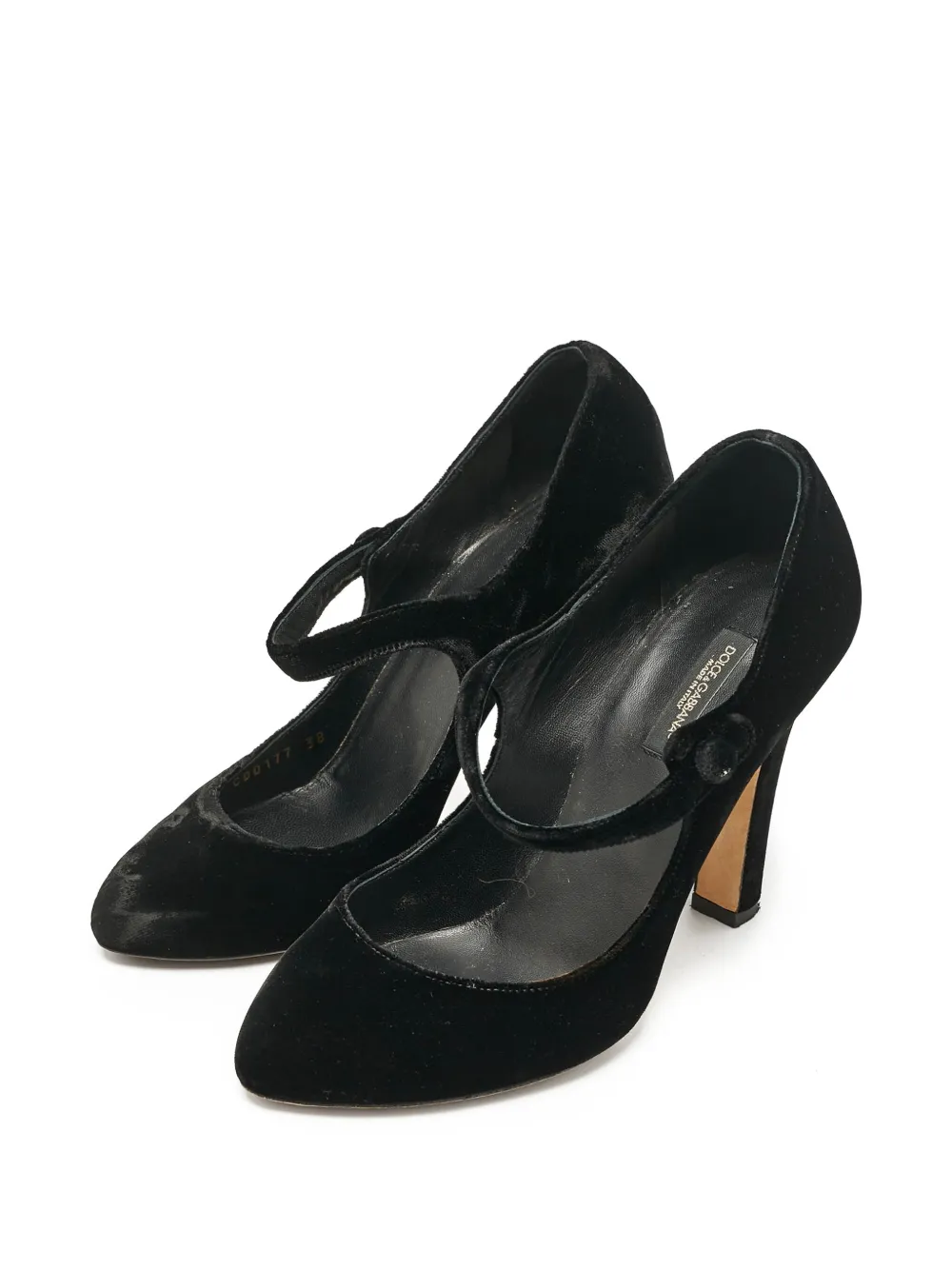 Dolce & Gabbana Pre-Owned 145mm velvet pumps | Image 2