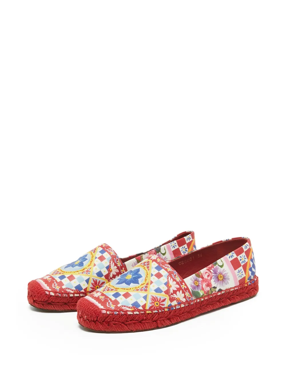 Dolce & Gabbana Pre-Owned alpargatas con estampado Mayólica | Image 2