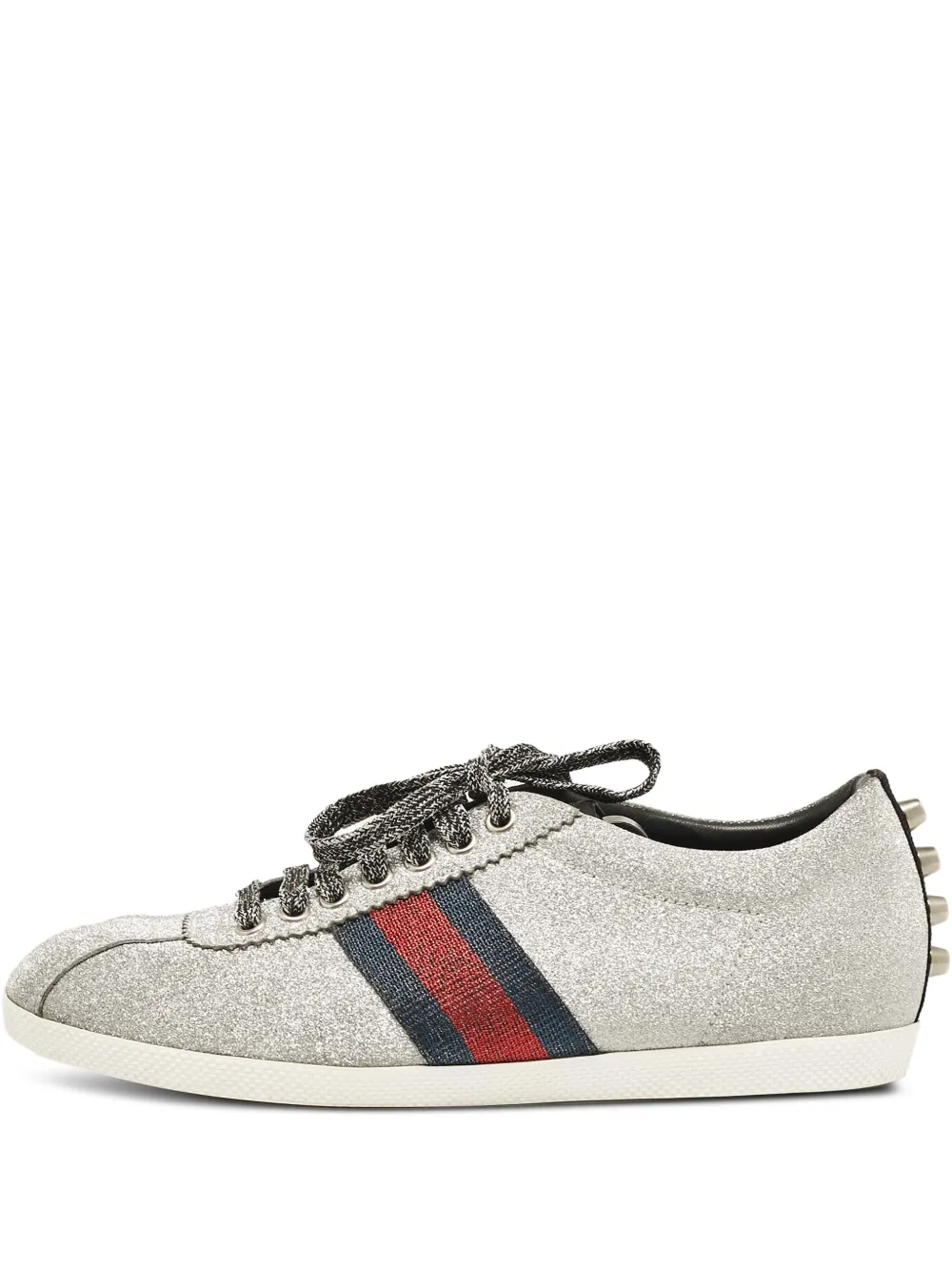 Pre-owned Gucci Bambi Web Sneakers