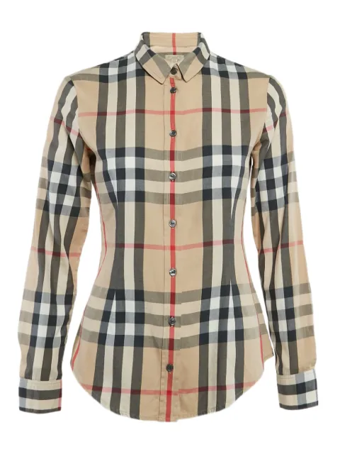 Burberry Pre-Owned Checked long-sleeve shirt