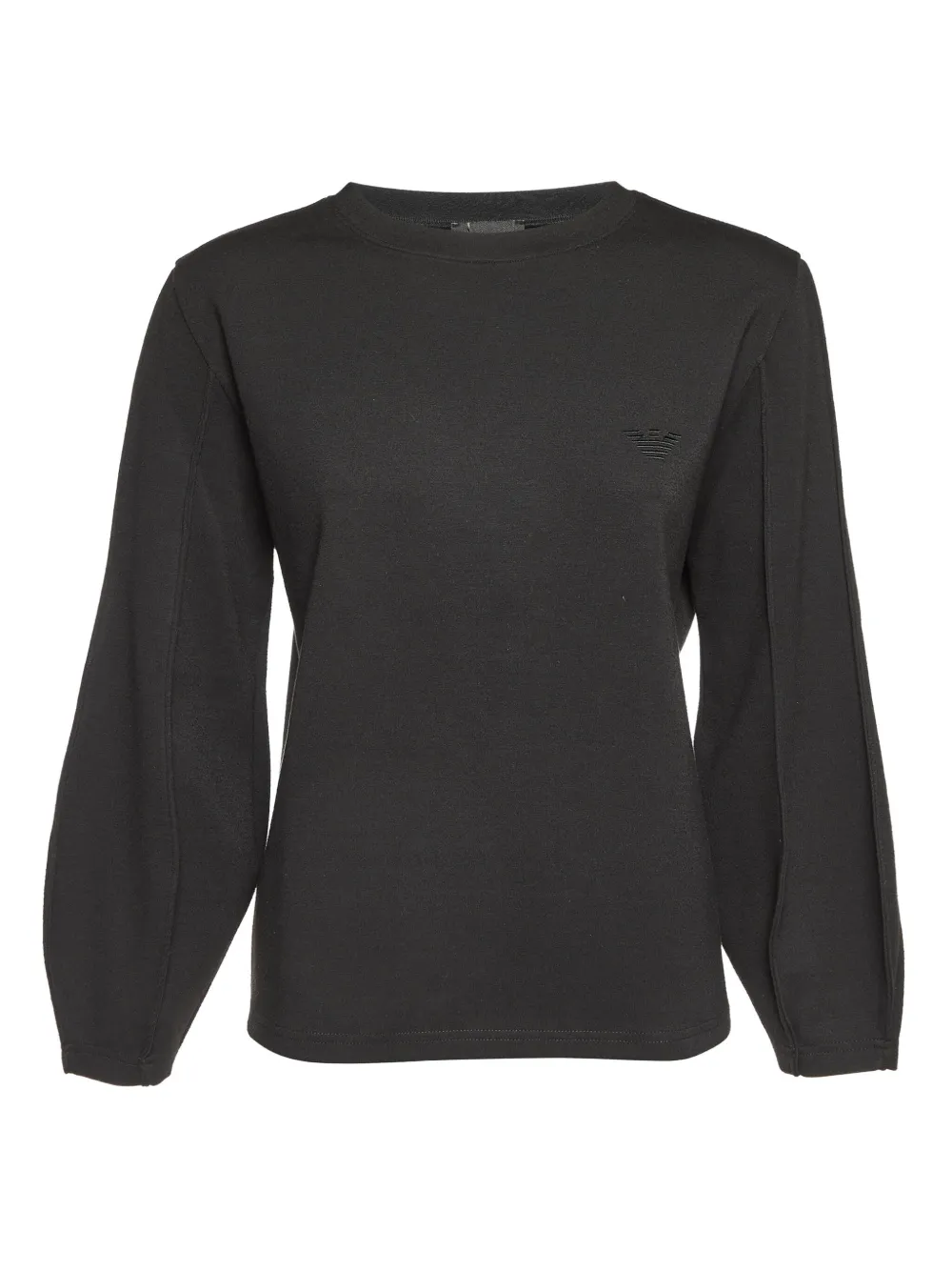 Emporio Armani Pre-Owned logo-detail top | Black | Image 1