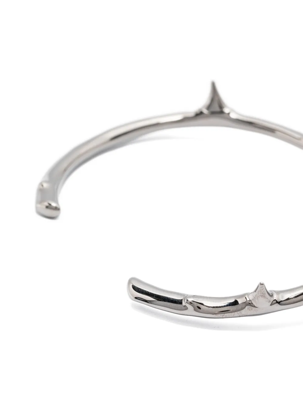 Shaun Leane Sterling Silver Rose Thorn Bangle In White