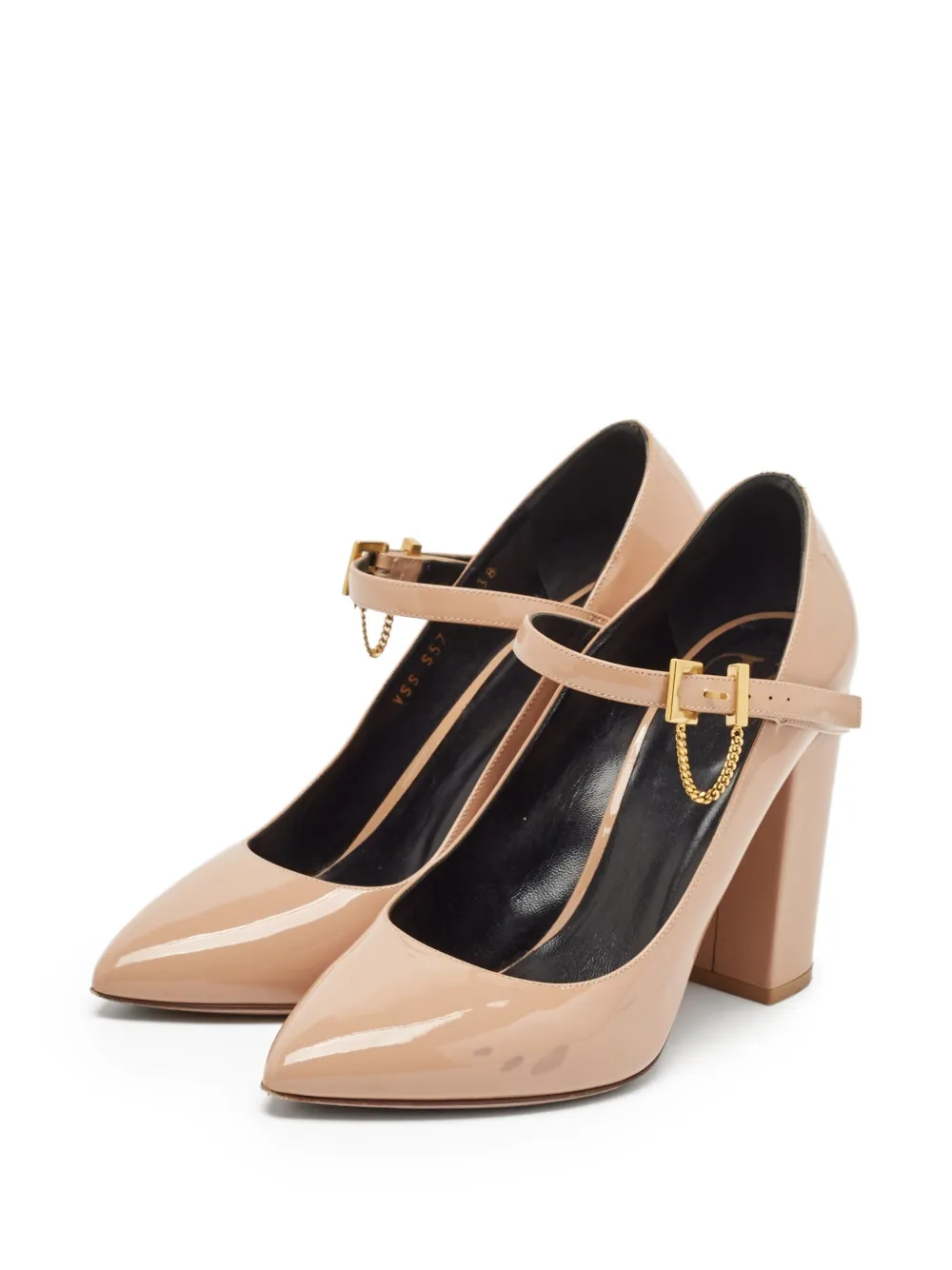 Valentino Garavani Pre-Owned 65mm pumps met logoplakkaat - Beige