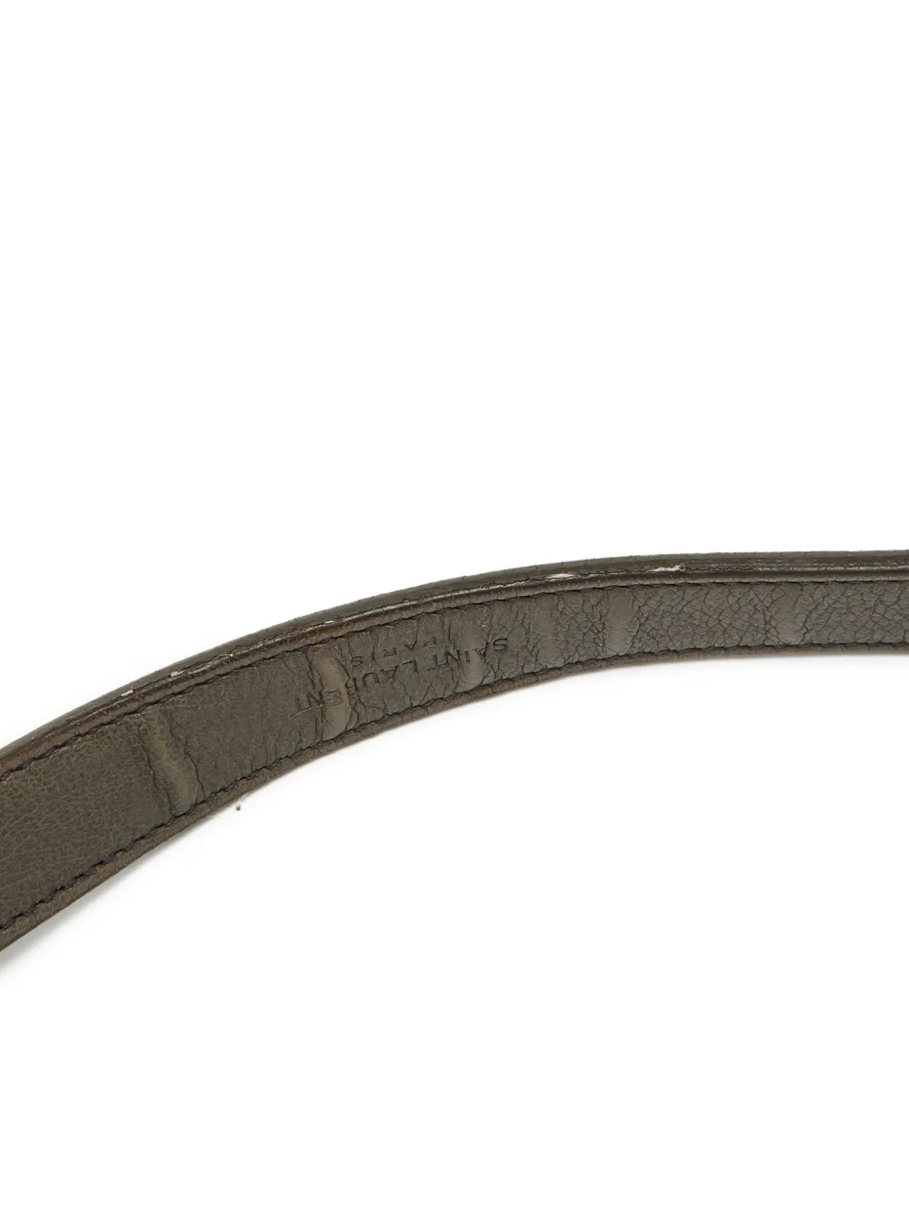 SAINT LAURENT Pre-owned Chevron Quilted Tote Bag In Green