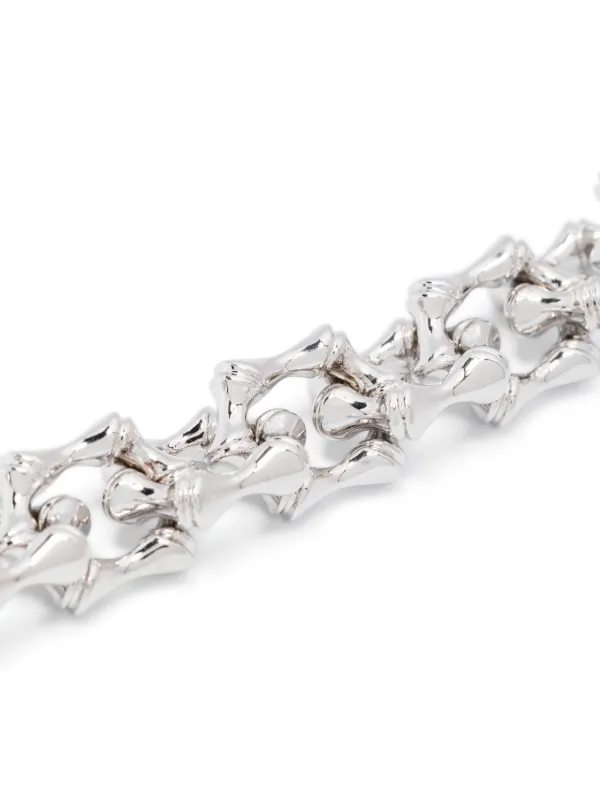 Eddie Borgo Bambu Link Bracelet | シルバートーン | FARFETCH JP