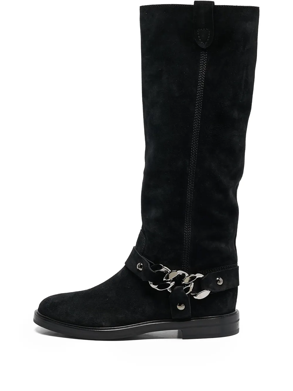 Casadei Vintage bottes en daim | noir | Image 1