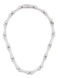Eddie Borgo Pavé Bambu necklace - Silver