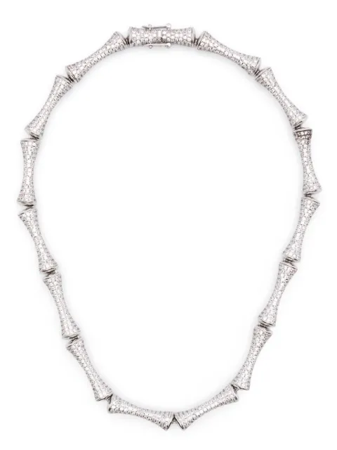 Eddie Borgo PAVE BAMBU NECKLACE