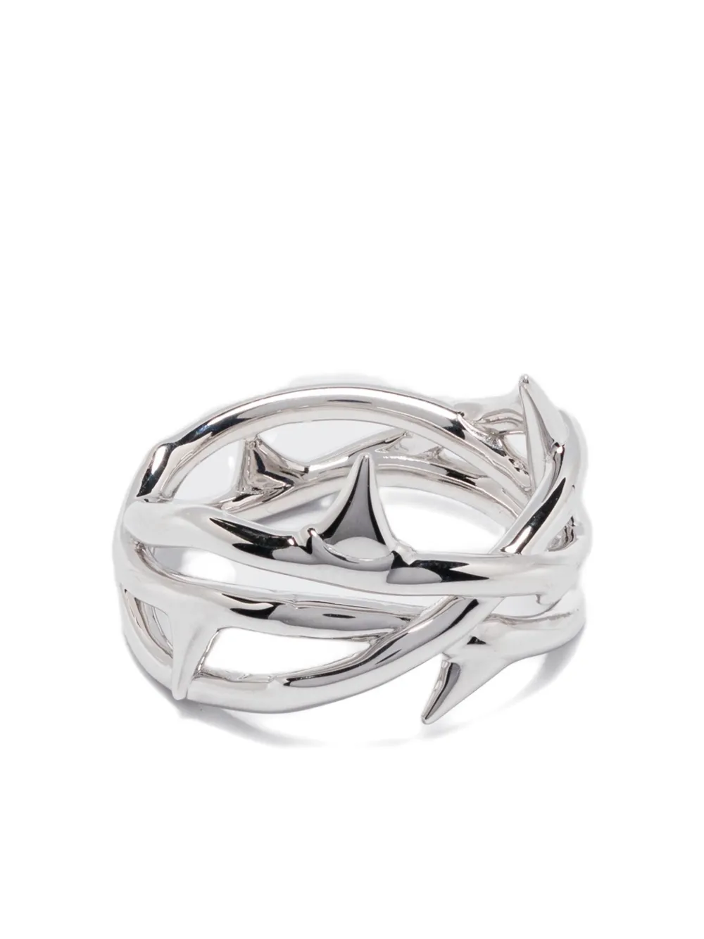 Shaun Leane Rose Thorn Ring In Metallic