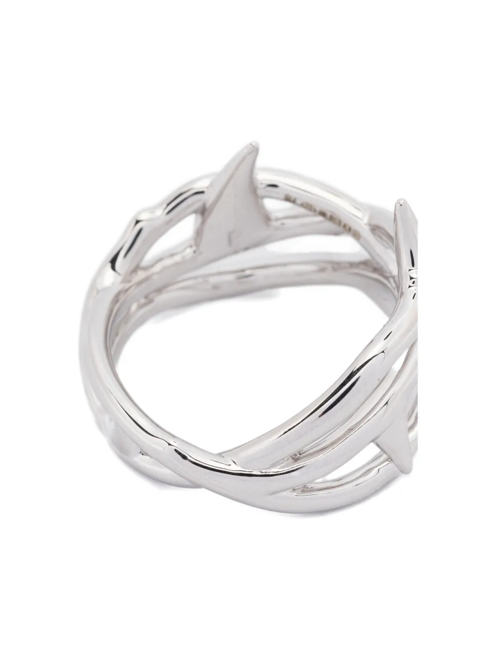 Shaun Leane Rose Thorn Ring In Metallic