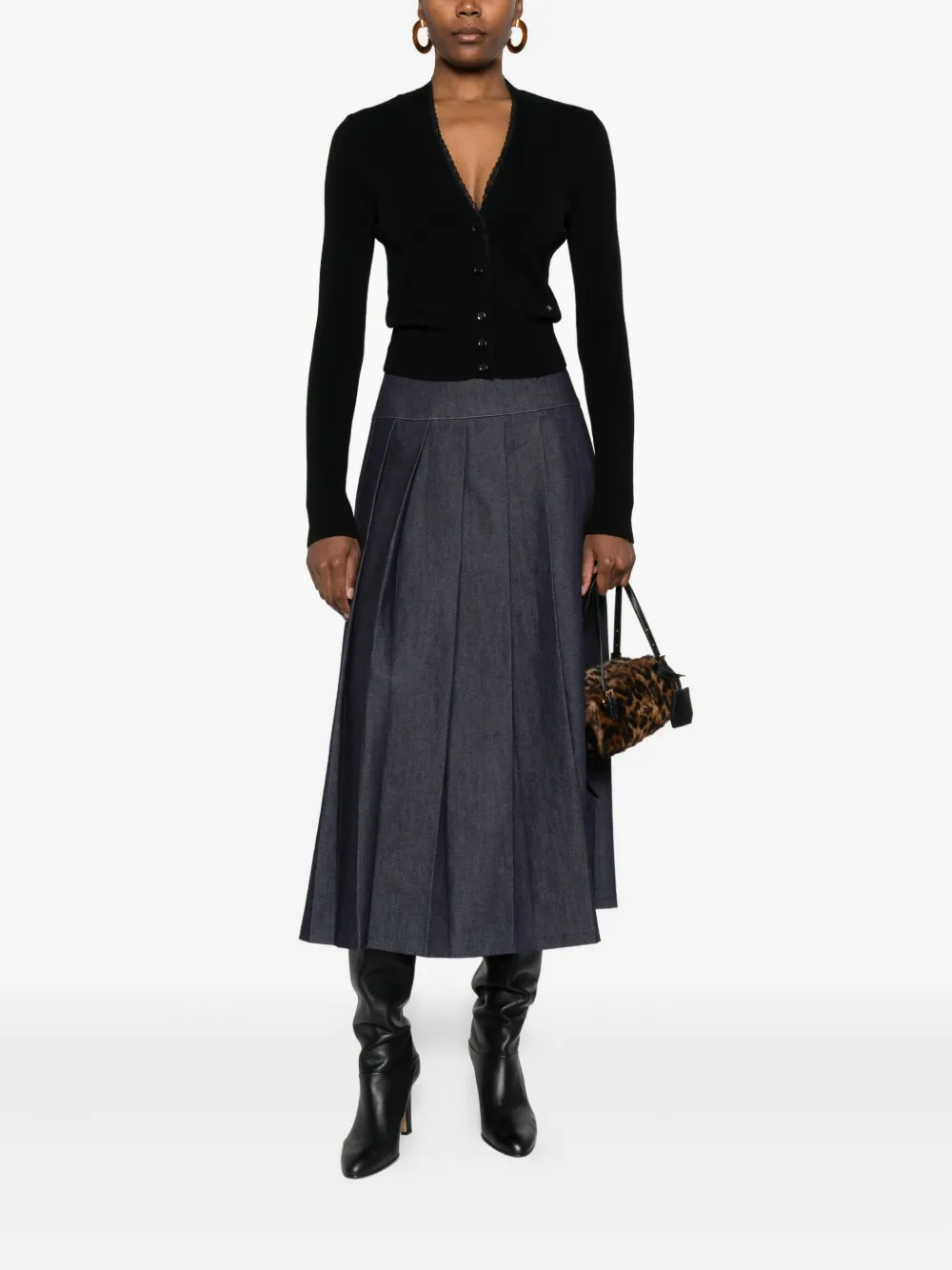 Moschino Wollen vest Zwart