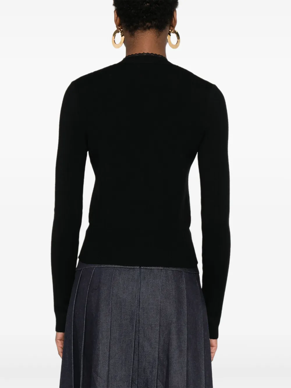 Moschino Wollen vest Zwart