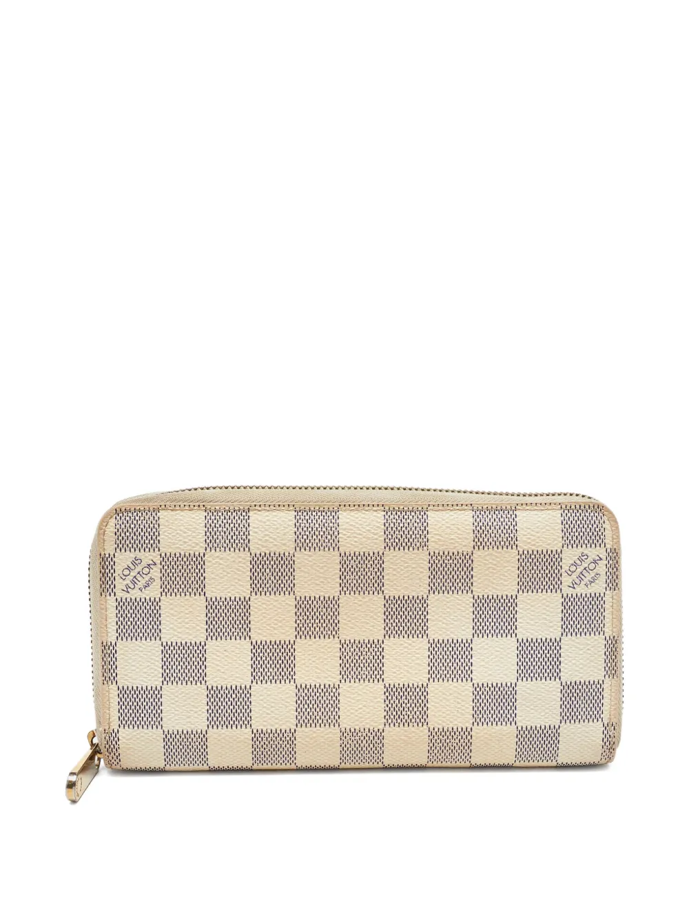 Louis Vuitton Pre-Owned Damier Azur check wallet | White | Image 1