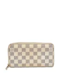 Louis Vuitton Pre-Owned Damier Azur check wallet - White