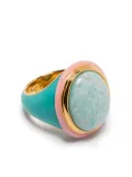 Aurelie Bidermann Tabarin Amazonite ring - Green