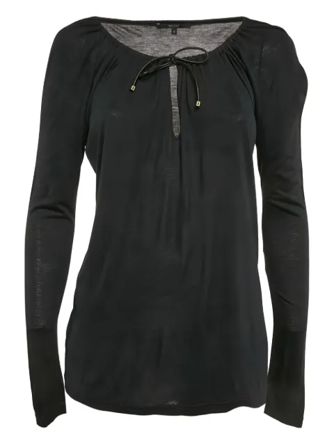 Gucci Pre-Owned long-sleeves tie-neck top