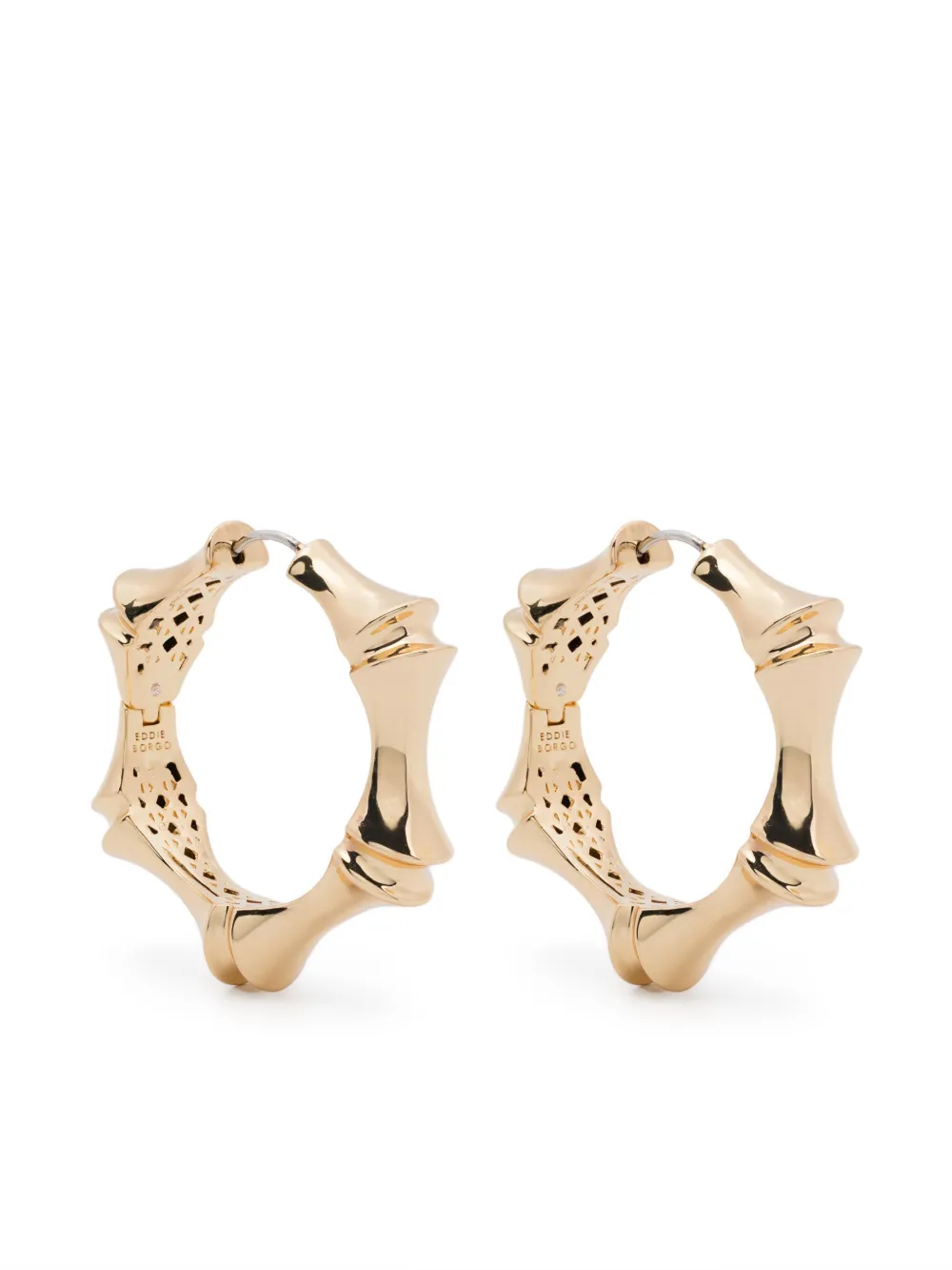 LARGE BAMBU HOOP EARRINGS