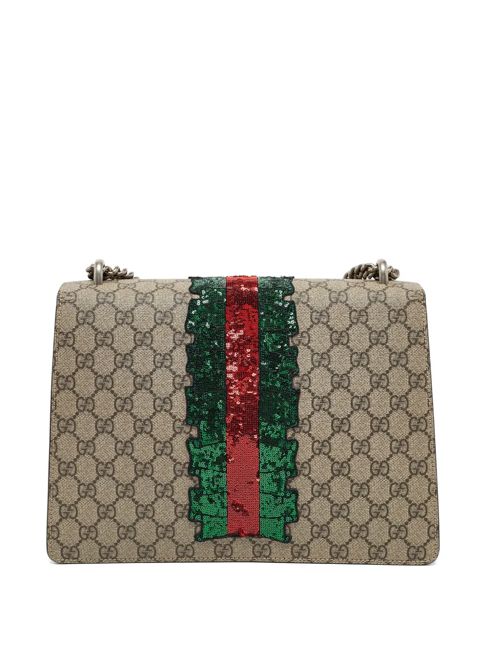 Pre-owned Gucci Dionysus Shoulder Bag In Neutral