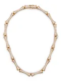 Eddie Borgo Pavé Bambu necklace - Gold