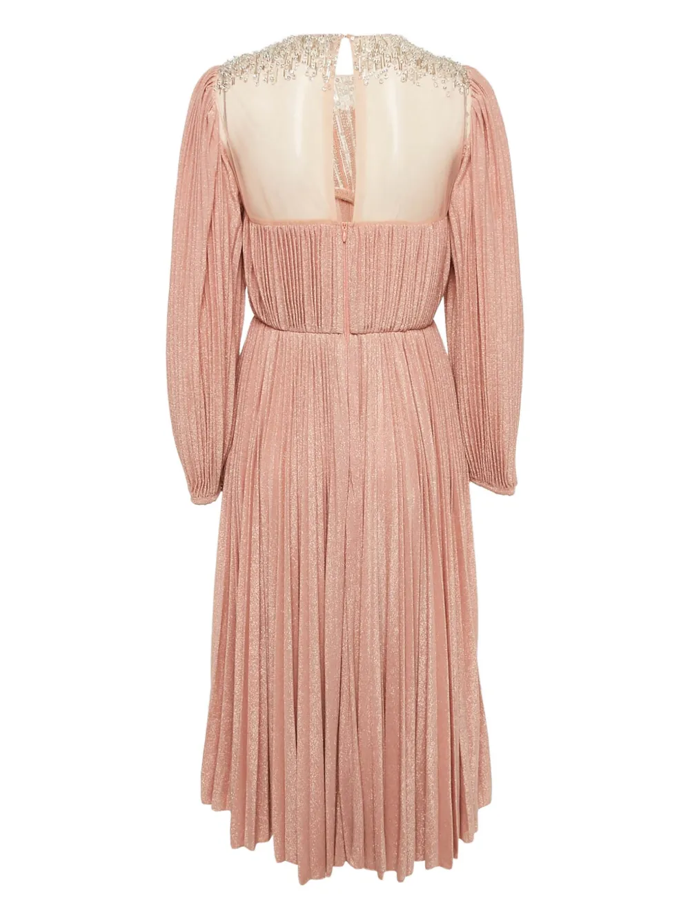 Elisabetta Franchi sequin-embellished plissé dress | Image 2
