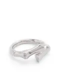 Eddie Borgo BAMBU WRAP RING - Silver