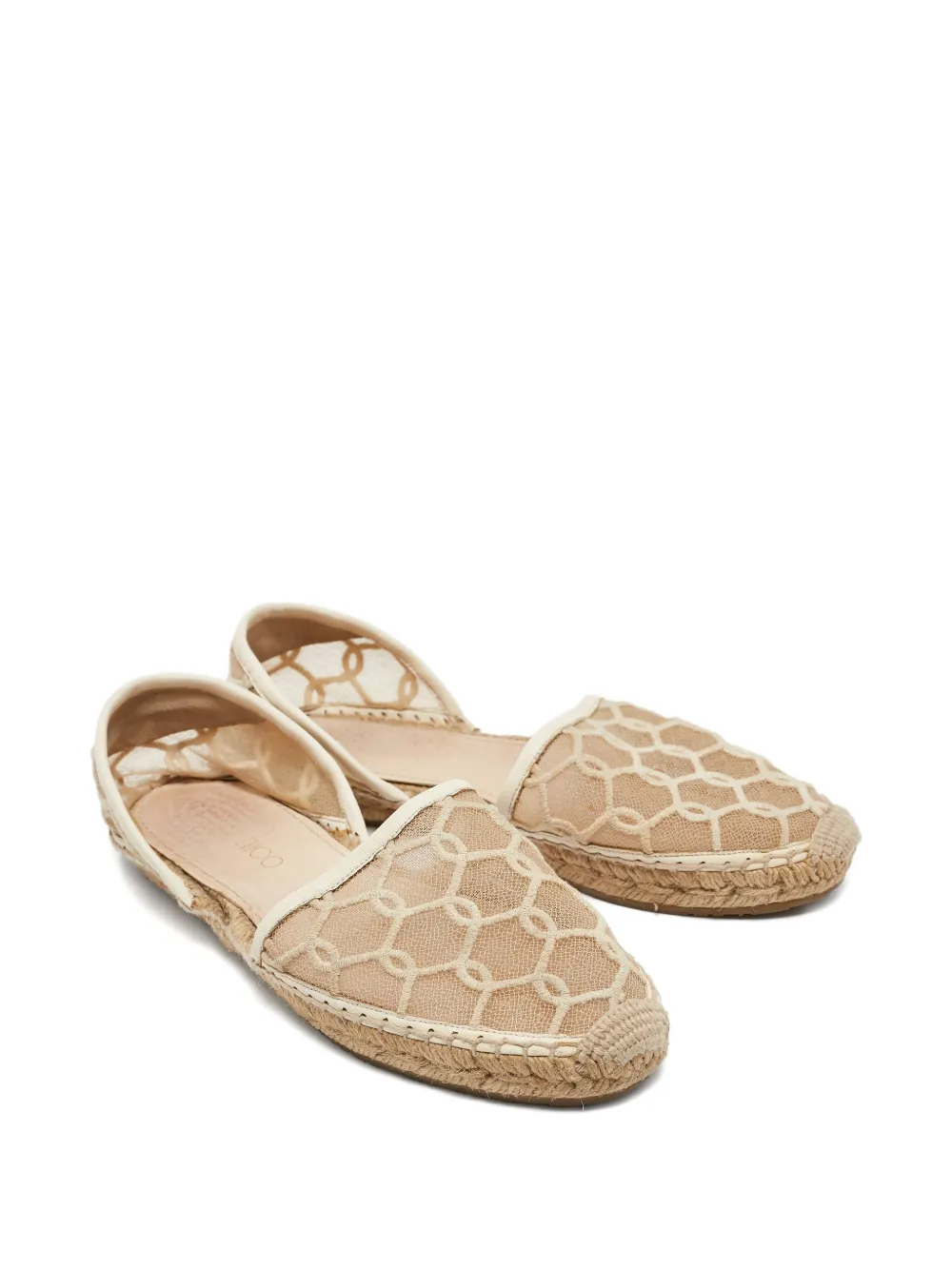 Jimmy Choo Pre-Owned lace espadrille flats | Image 2
