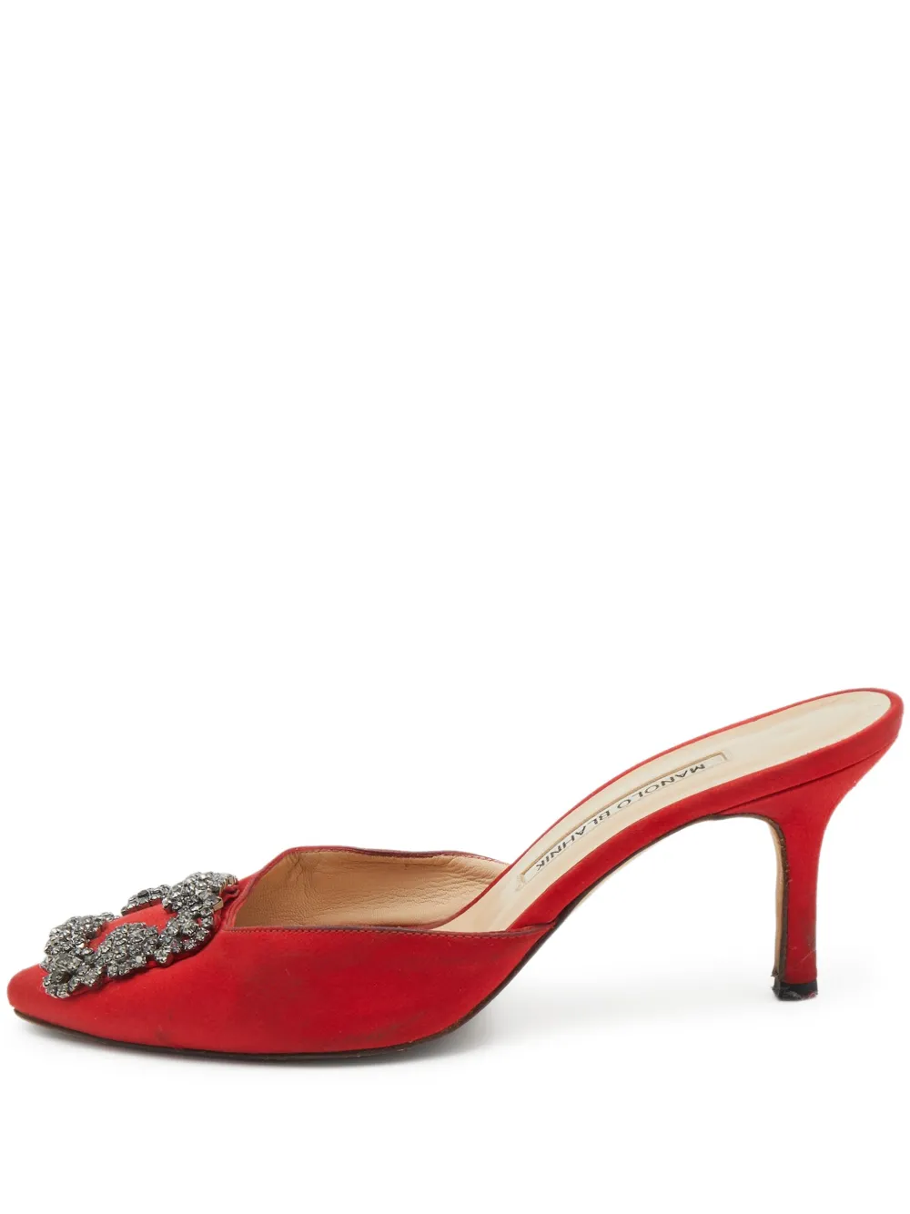 Manolo Blahnik mules Hangisi con tacón 70mm | rojo | Image 1