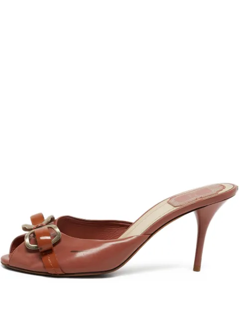 Christian Dior Pre-Owned sandalias con tacón de 95 mm