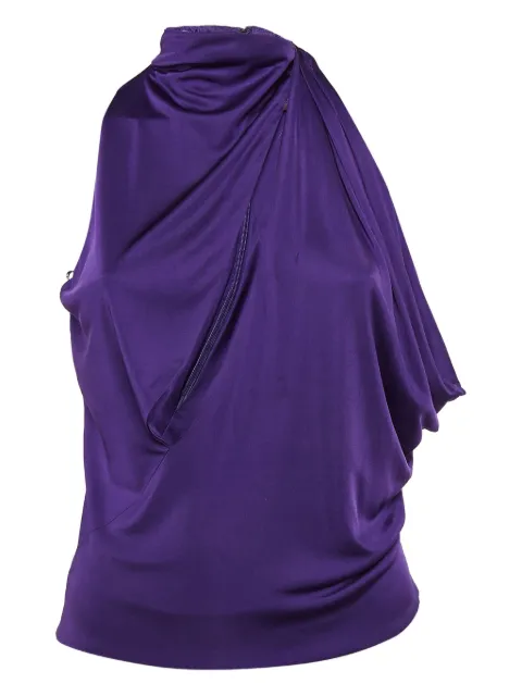 Versace Pre-Owned draped top