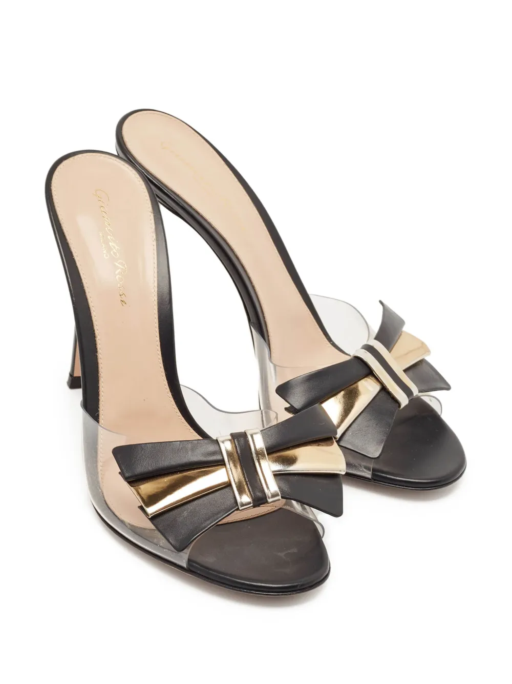 Gianvito Rossi 110mm bow-detail clear sandals | Image 2