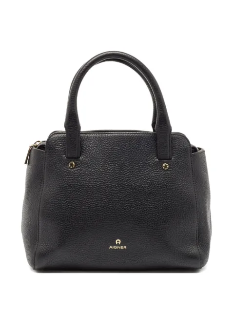 Aigner Vintage 2024 leather tote bag