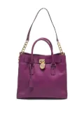 Michael Kors Vintage Pre-owned leather Lock tote bag - Purple