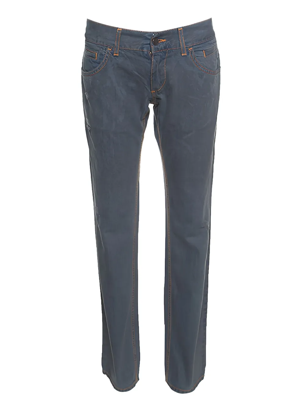 Dolce & Gabbana Pre-Owned 2024 jeans met gerafeld effect - Blauw