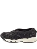 Christian Dior Pre-Owned mesh embellished sneakers - Black