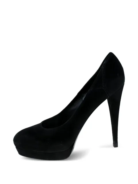 Saint Laurent Pre-Owned 135mm suede platform pumps
