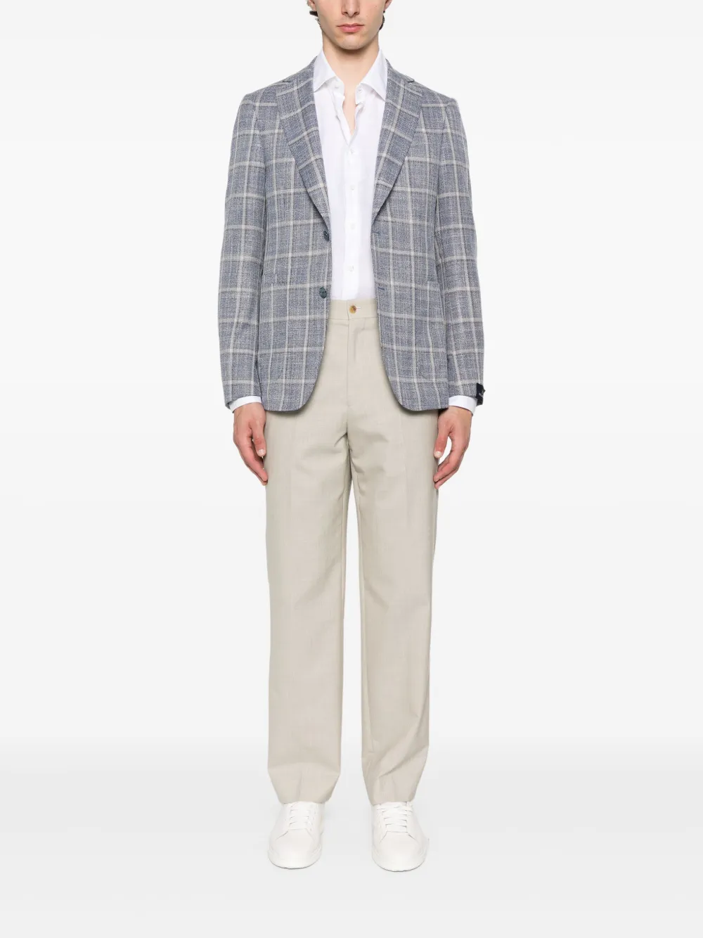 Scabal Linnen overhemd - Wit